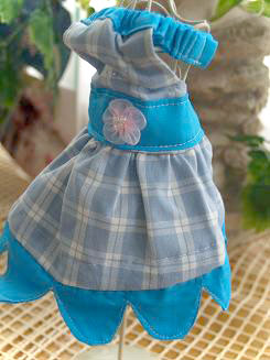 フェレット服・フェレット服・フラワードレス・青２
