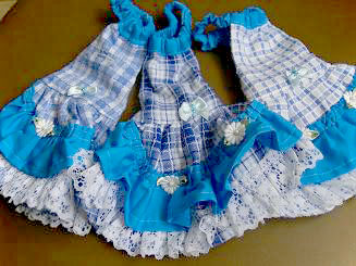 フェレット洋服・カントリーブルーレース・全部