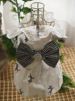 フェレットの服・帯コンビ・黒チェック２