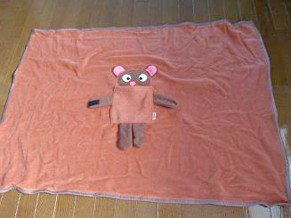 フェレットのひざかけ