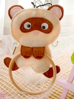 フェレットのタオルかけ