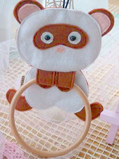 フェレットのタオルハンガー