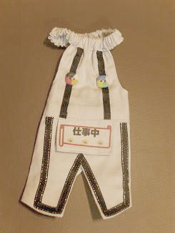 フェレットの洋服・作業服・仕事中１