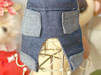 フェレットの洋服・ズボン・男の子・オス・砂遊びジーンズ４