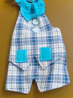 フェレットの洋服・パジャマ・ズボン濃い青１