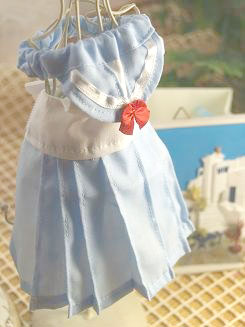 フェレット服・夏のセーラー・水色２