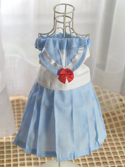 フェレット服・夏のセーラー・水色３