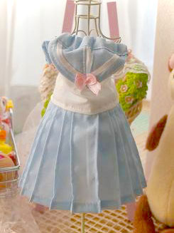 フェレット服・夏のセーラー・水色４