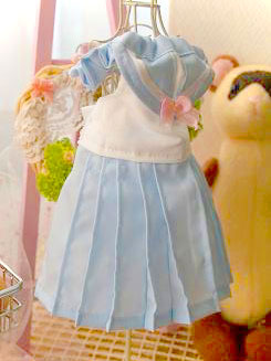 フェレット服・夏のセーラー・水色５