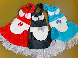 フェレットの洋服・ウェイトレス・全種