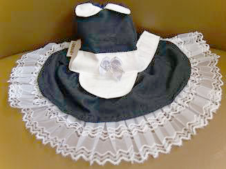 フェレットの洋服・ウェイトレス・黒４