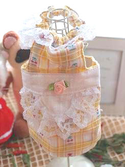 チューリップエプロンベスト・黄色１